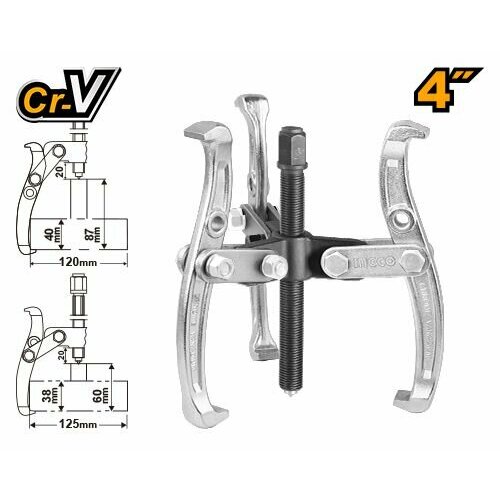 Съемник подшипников INGCO 3х100 мм 4000 кг