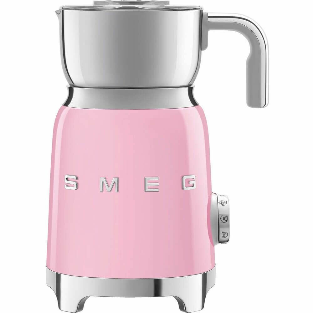 Вспениватель молока SMEG MFF11PKEU, розовый, официальная гарантия