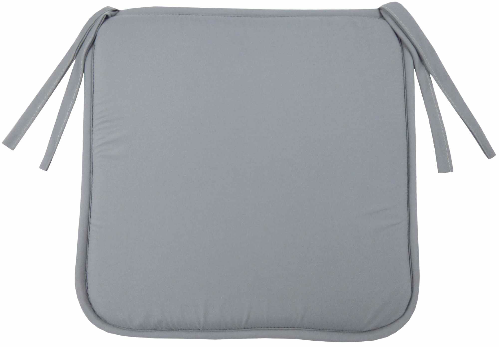 Галета с завязками 38х38 см цвет серый