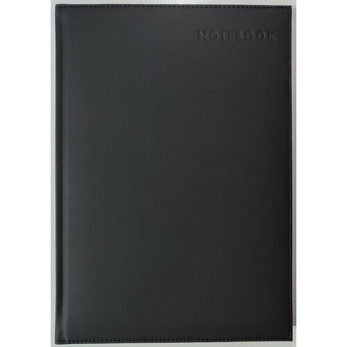 Ежедневник книга для записей ASMAR кожзам 100 листов в клетку формат А4 чёрная 1073₽