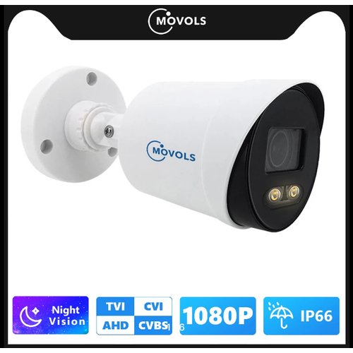 Movols CCTV AHD Наружная камера ночного видения escam cctv светодиодная инфракрасная подсветка 48 шт ик светодиоды ночного видения ip66 инфракрасная cctv заполнясветильник металл водонепроницае