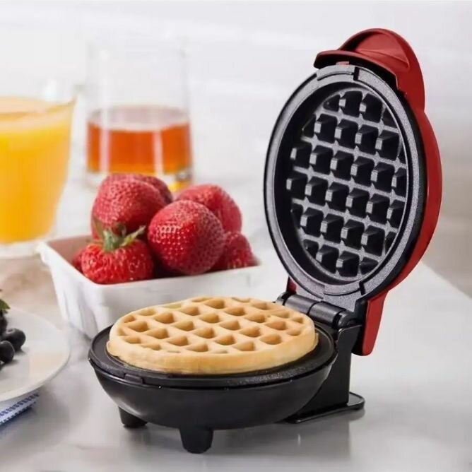 Электровафельница MINI MakerWaffle электрическая 350W