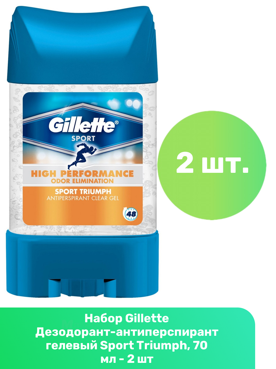 Gillette Дезодорант-антиперспирант гель Sport Triumph — отзывы покупателей