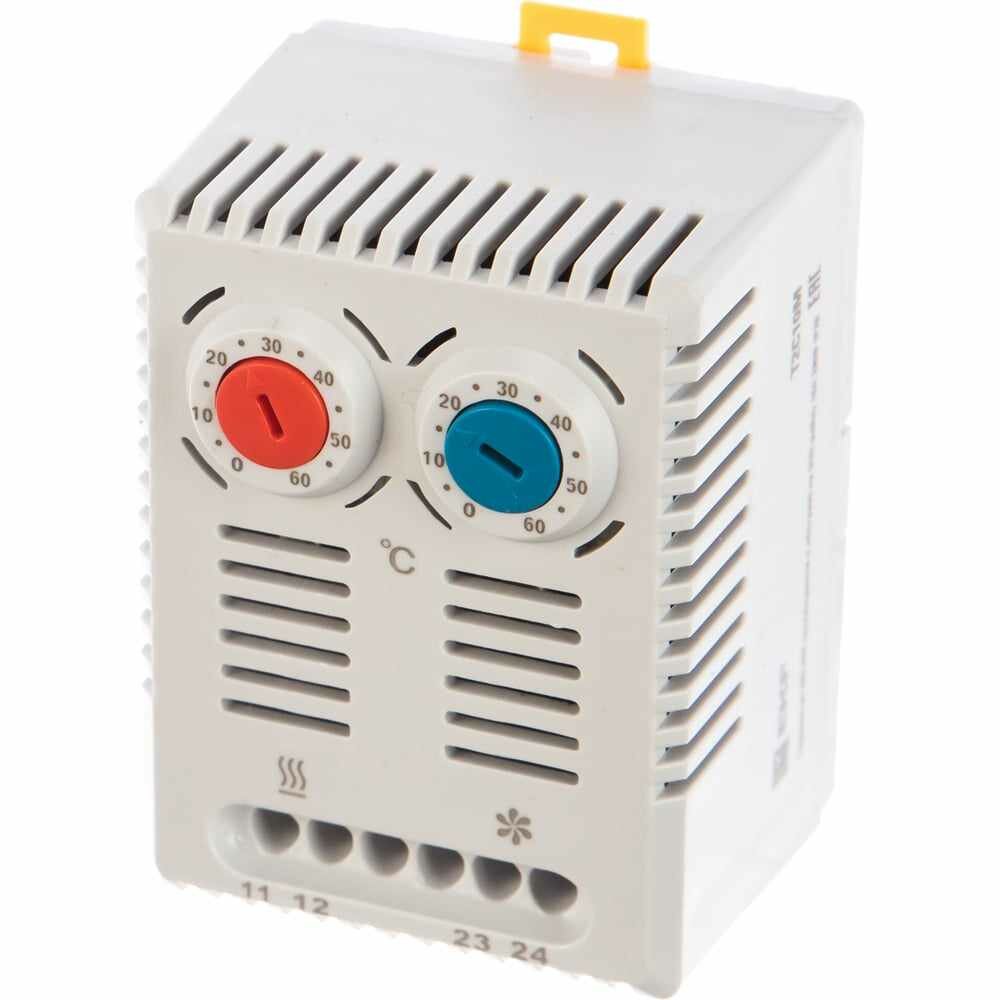 фото EKF Термостат NO+NC охлаждение и обогрев на DIN-рейку 10A 230В IP20 PROxima T2C10M