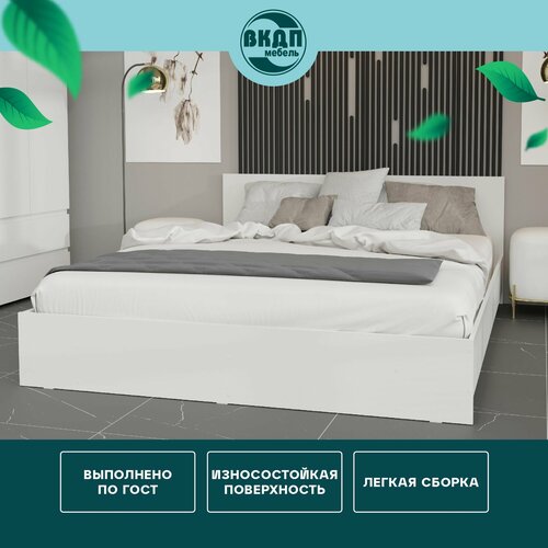 Кровать Двухспальная Триумф ПМ-43401 Белая 7500₽