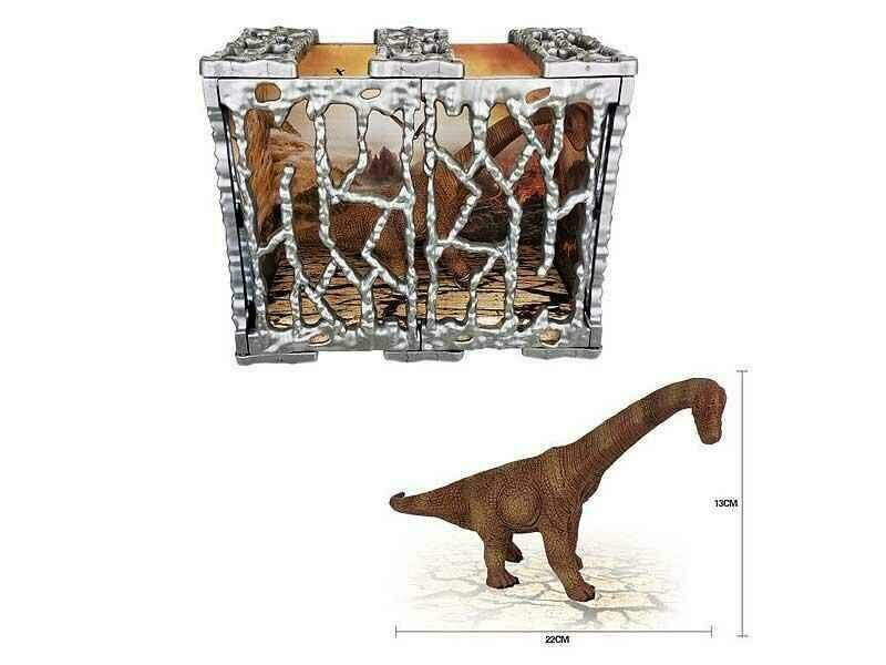 Наш Китай. Динозавр "Брохиазавр" в клетке в/к 21х12х17 см арт. GE019561/ТА019561GE.