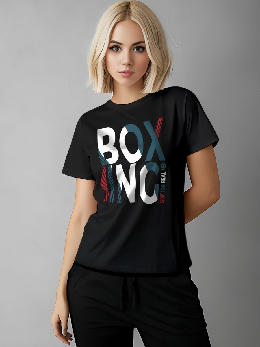 Футболка Printech размер S (40-42) черный