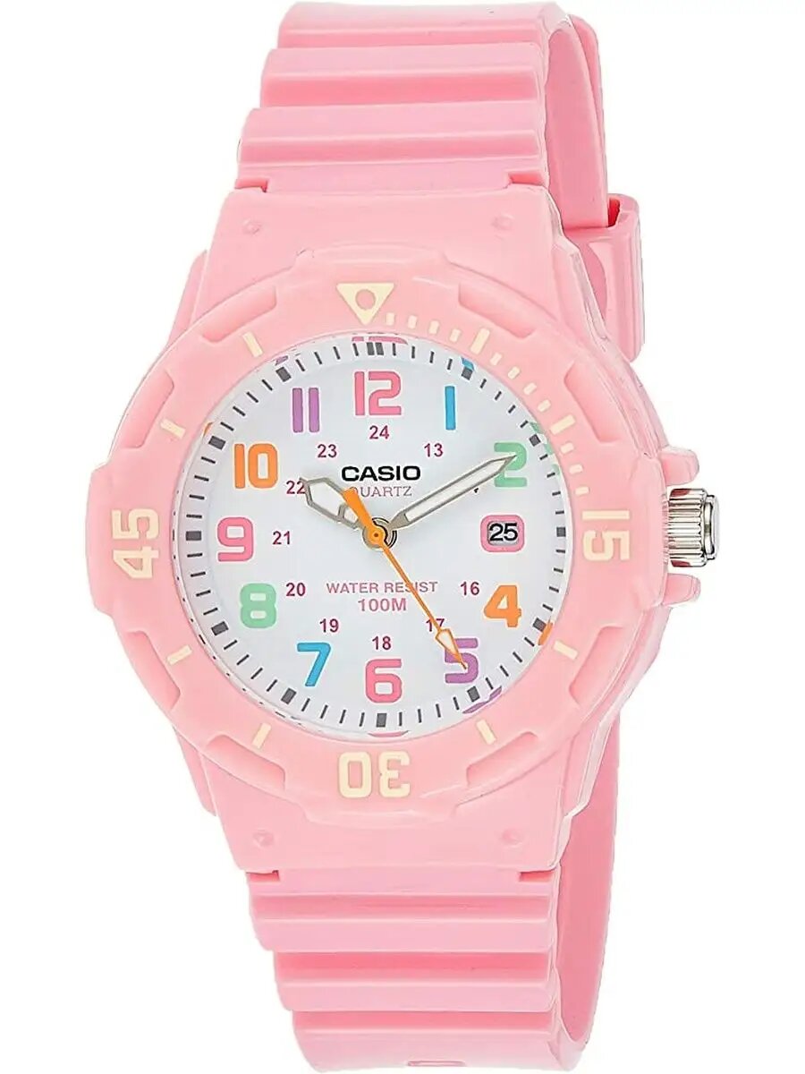 Наручные часы CASIO Collection, розовый, белый