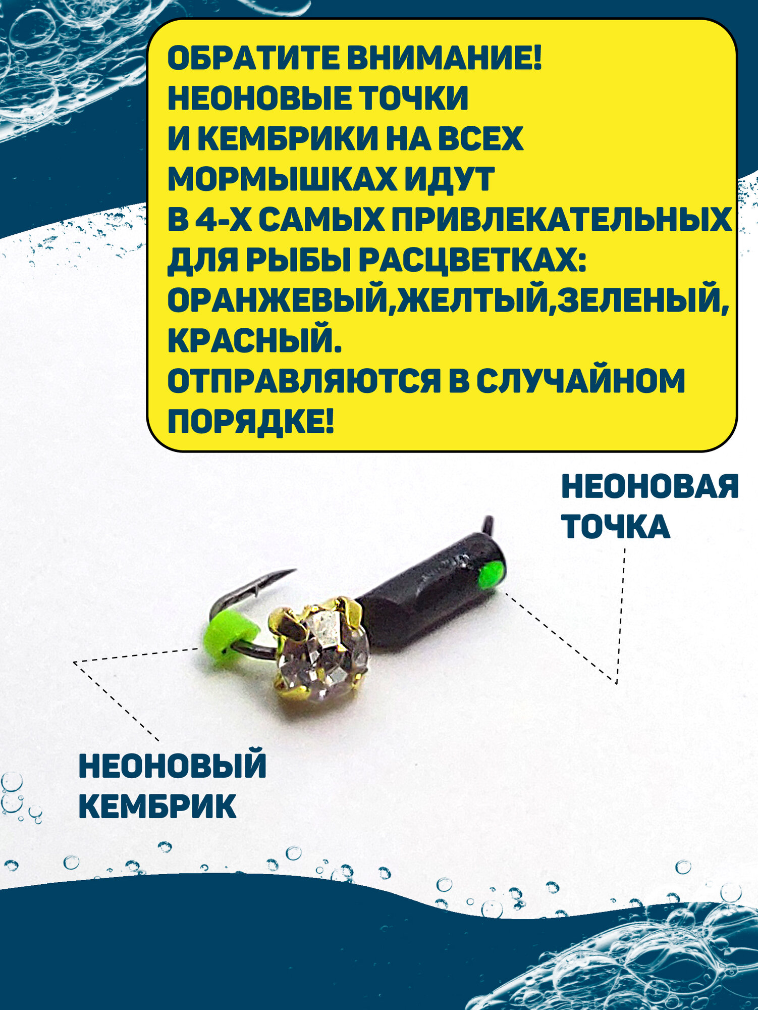 Мормышки для зимней рыбалки, вольфрамовые набор от Улов37 — фото 1