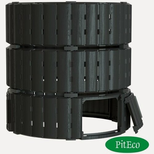 Изображение товара Компостер Piteco 1350л круглый чёрный, K11135