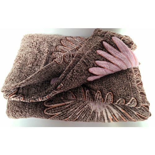 Плед бамбук Цветок blanket 2-х спальный Макери 535₽