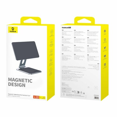 Магнитная подставка для планшета Baseus MagStable для планшета 109-11 дюйма серый космос 4735₽