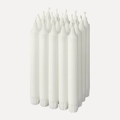 Изображение товара JUBLA IKEA, свечи стеариновые, набор, 20 шт, белый, джубла ИКЕA