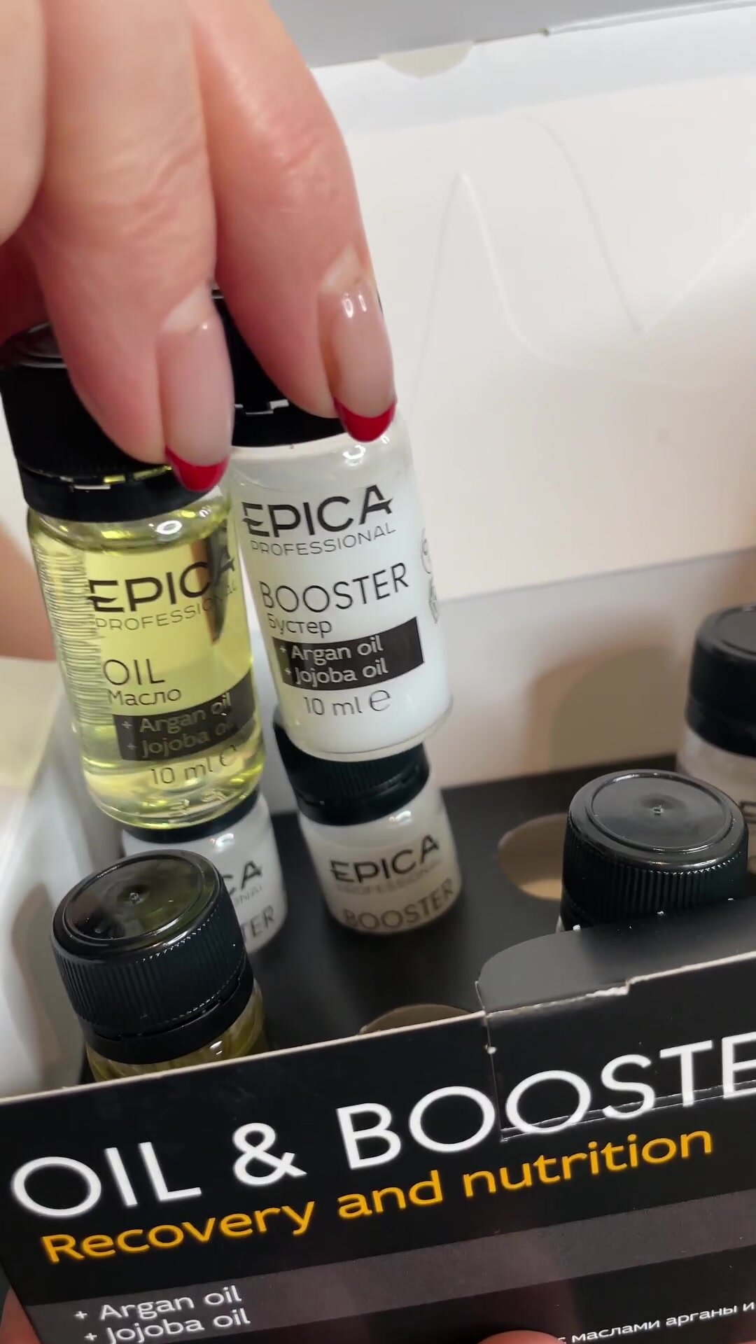 EPICA Professional Recovery and nutrition Масло 5 х10 мл.+ Бустер 5 х10 мл. (флаконы) — фото 1