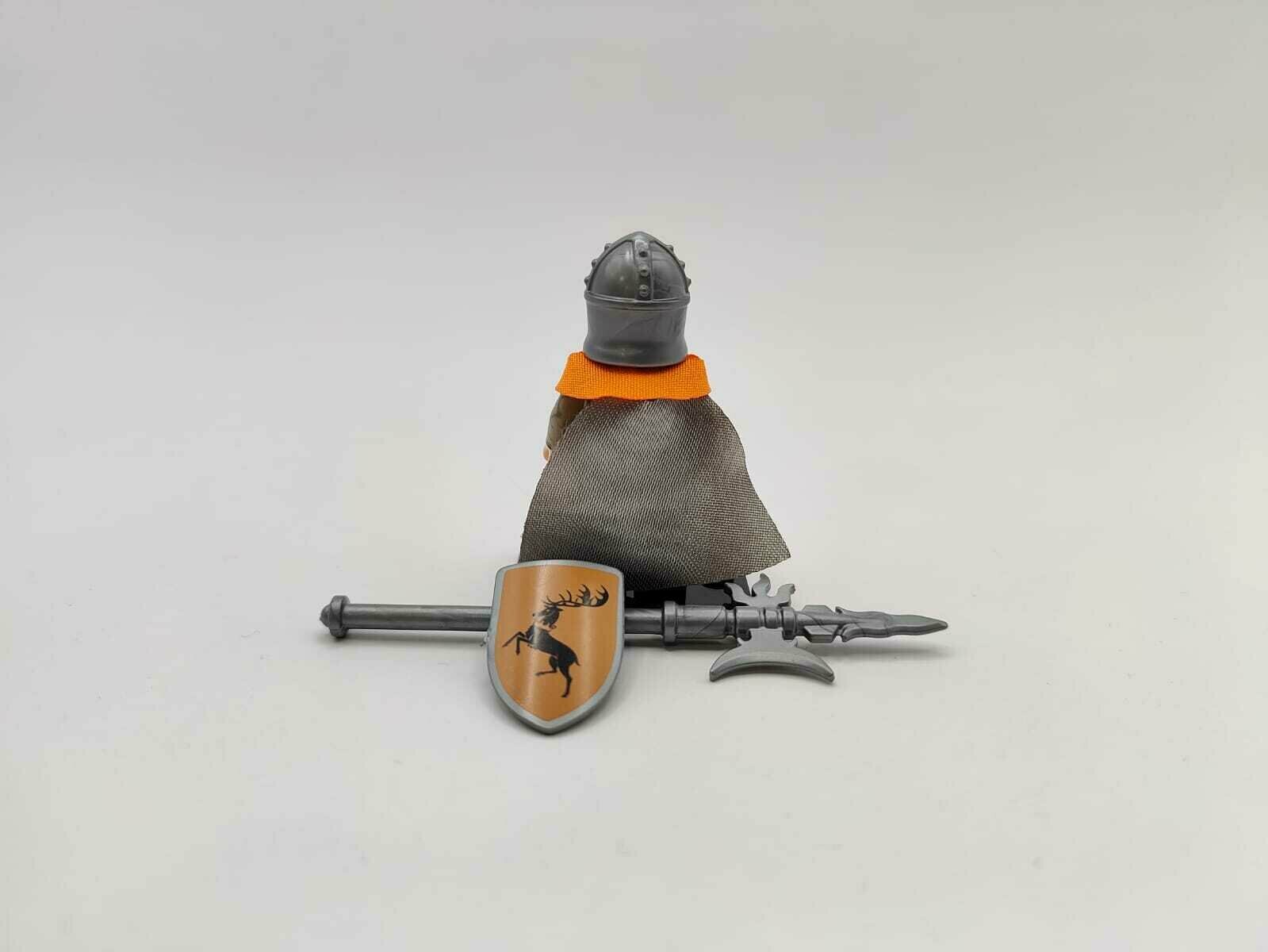 Минифигурка «Алебардист Баратеонов», фигурка из коллекции "Войска домов" из "Игры престолов", совместима с конструкторами Lego — фото 1