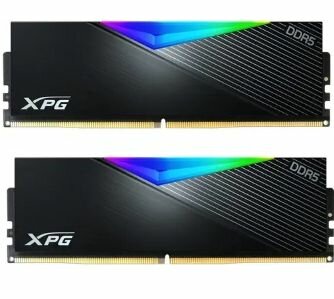Оперативная память ADATA XPG Lancer RGB (AX5U5600C3616G-DCLARBK) DIMM DDR5 32 ГБ - 2 шт, 5600 МГц
