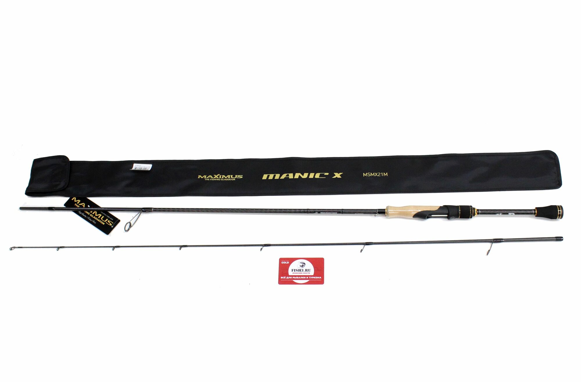 Спиннинг Maximus MANIC-X 21M 2.1m 7-35g для рыбалки / штекерный / рыболовный