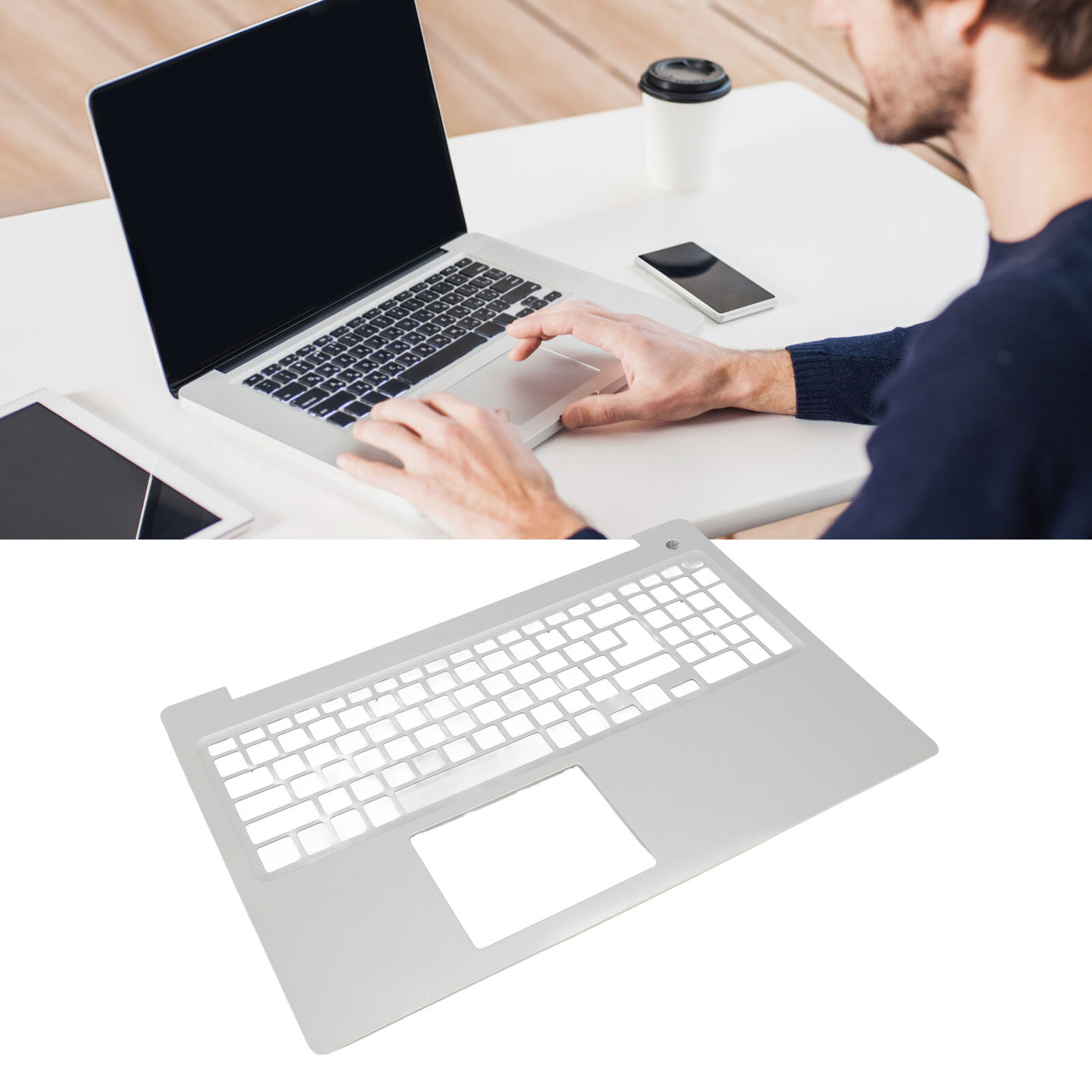 Замена верхнего корпуса ноутбука для Dell Inspiron 15, 5570/5575, с точными вырезами, ABS