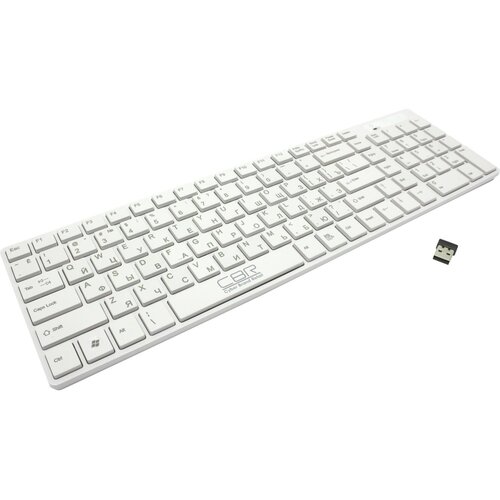 Клавиатура CBR KB 460WW Keyboard USB передатчик белая беспроводная 82000₽