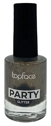 Topface Лак для ногтей Party Glitter, 9 мл, 115