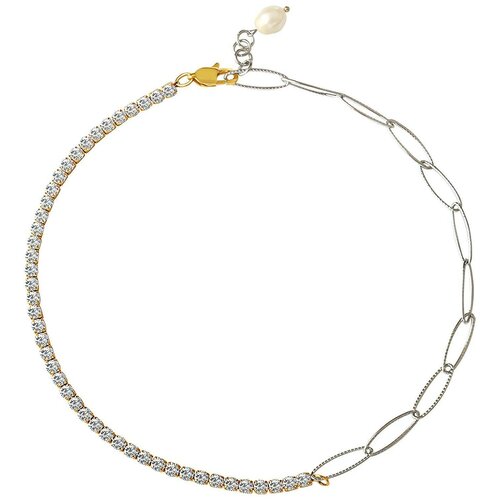 Колье цепь с барочным жемчугом