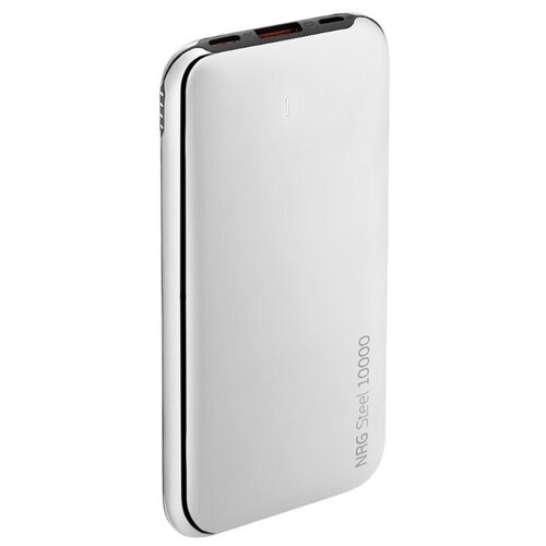 фото Аккумулятор deppa nrg steel 10000 mah, зеркальный