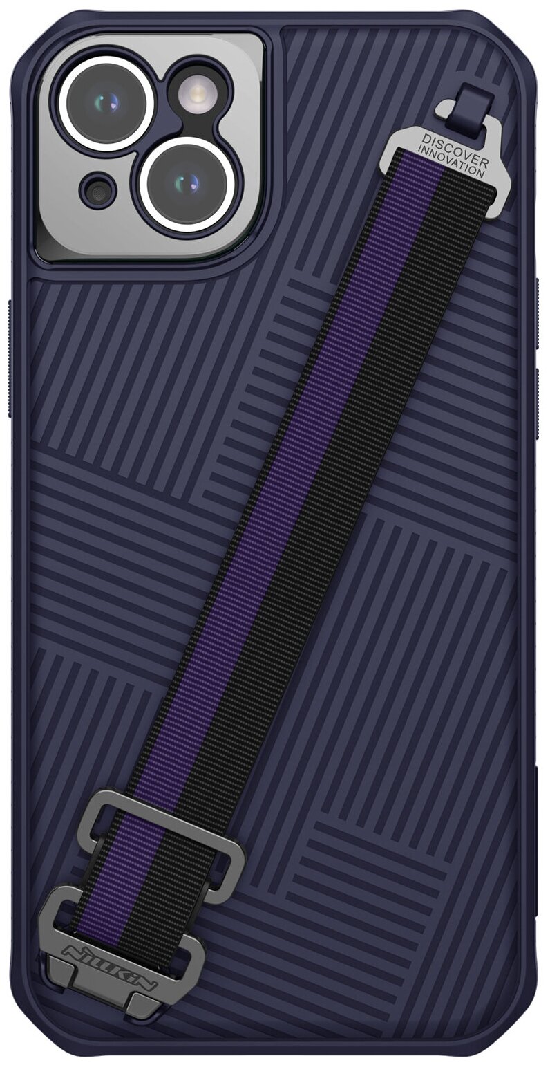 Nillkin для iPhone 14 Plus чехол Strap Magnetic Dark Purple, шт