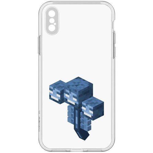 - Krutoff Clear Case Minecraft-  iPhone X