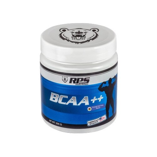 Аминокислотный комплекс RPS Nutrition BCAA++ 8:1:1, лесные ягоды, 200 гр. аминокислотный комплекс rps nutrition bcaa 8 1 1 арбуз 200 гр