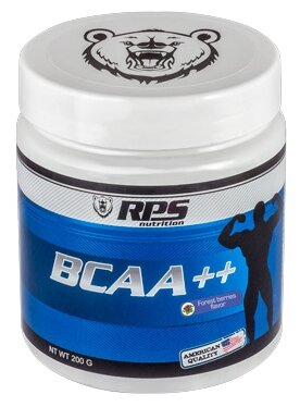 RPS Nutrition BCAA++ 200 гр., лесные ягоды