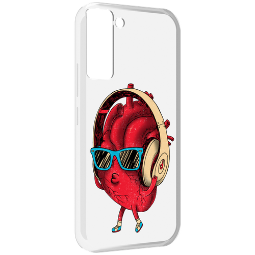 Чехол MyPads слушай сердце для Tecno Pop 5 LTE / Pop 5 Pro задняя-панель-накладка-бампер чехол mypads сердце из пони для tecno pop 5 lte pop 5 pro задняя панель накладка бампер