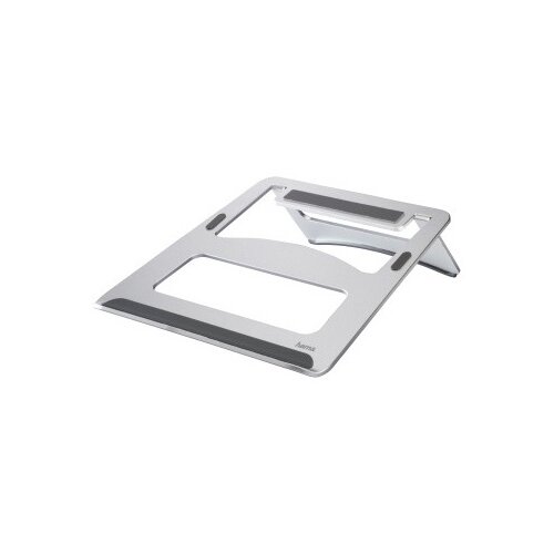 фото Подставка для ноутбука hama aluminium (00053059) 15.4"230x230x5мм алюминий белый