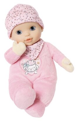 Интерактивная кукла Zapf Creation Baby Annabell for babies Сердечко, 30 см, 702-543 бежевый/белый