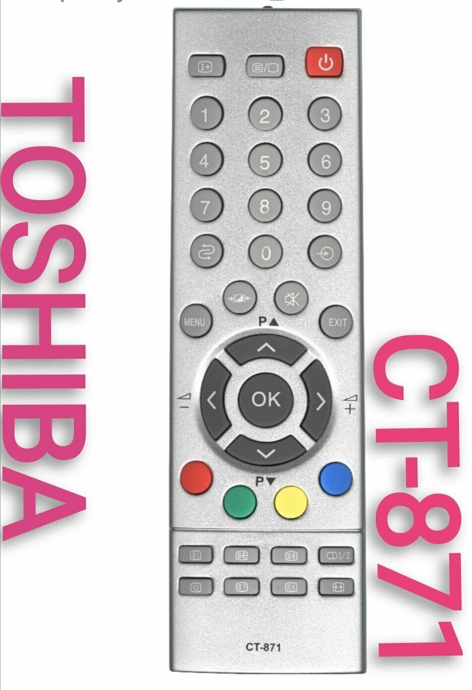 Пульт CT-871 для TOSHIBA/тошиба телевизора