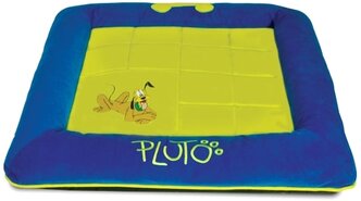 Лежак для собак и кошек Triol Disney Pluto-2 56х56х8 см синий/желтый