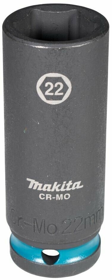 Ударная удлиненная торцовая головка Impact Black 1/2" 22x81,5 мм Makita E-16514