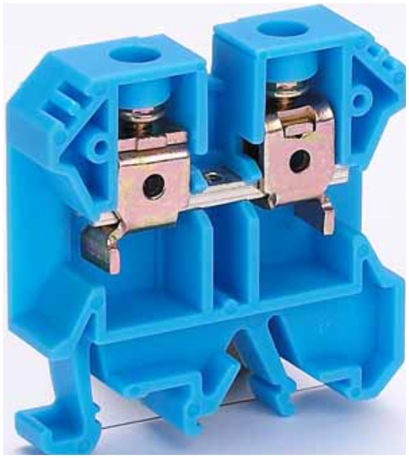 Зажим наборный 100А 16 мм. кв ЗН-101 синий | код 32407DEK | Schneider Electric (6шт. в упак.)
