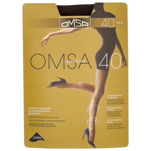 Колготки Omsa Omsa, 40 den, размер 4-L, cioccolato (коричневый)