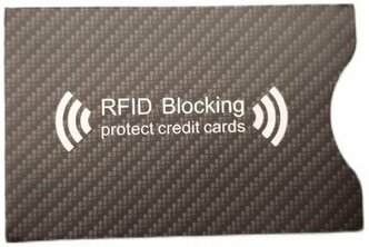 Защитный RFID чехол для пластиковой, банковской, кредитной карты , крафт серый ( )