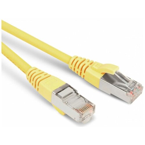 Патч-корд F/UTP Cat.5е LSZH 1.5 м желтый кабель 10 м патч корд rj 45 5е utp сетевой enternet lan для соединения интернета 1000 мбит с