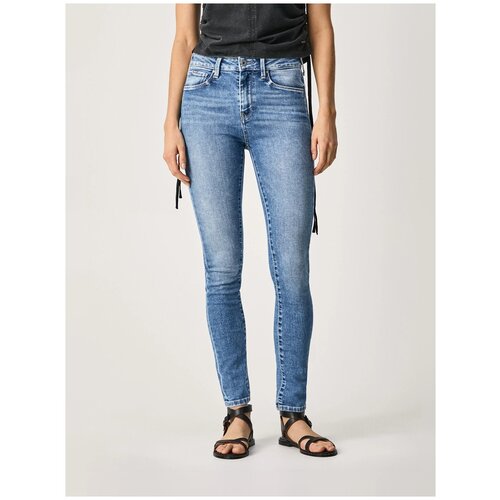 Джинсы для женщин, Pepe Jeans London, модель: PL204171MG82, цвет: голубой, размер: 30/32