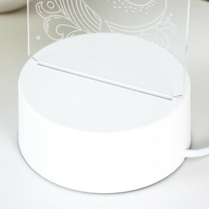 Светильник "Кит" LED белый 8,5х9,5х16 см - фотография № 6