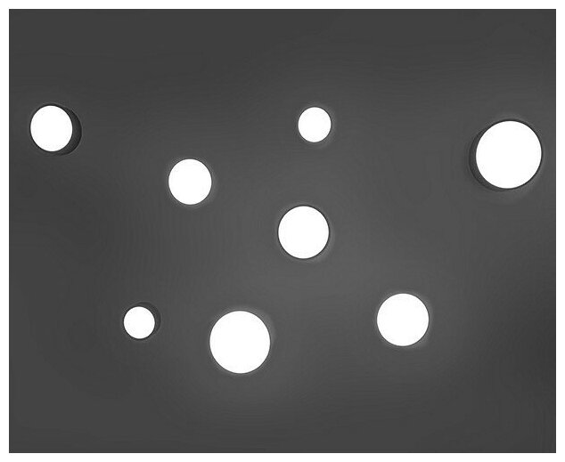 Потолочный светодиодный светильник Italline M04-525-125 black - фотография № 4