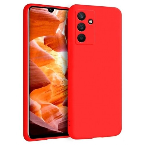 Накладка силиконовая Silicone Cover для Samsung Galaxy M23 5G M236 / Samsung Galaxy M13 4G M135 красная чехол книжка для смартфона bc003 для samsung sm m236 galaxy m23 5g 1 шт