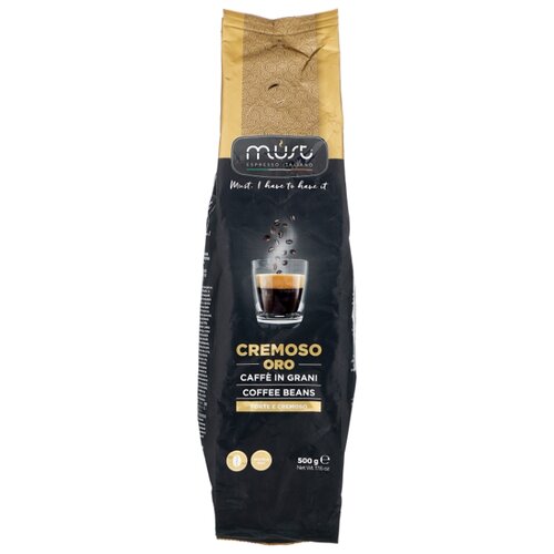 фото Кофе в зернах Must Cremoso Oro, арабика/робуста, 500 г