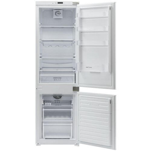 Холодильник KRONA BRISTEN FNF встраиваемый белый с морозильной камерой