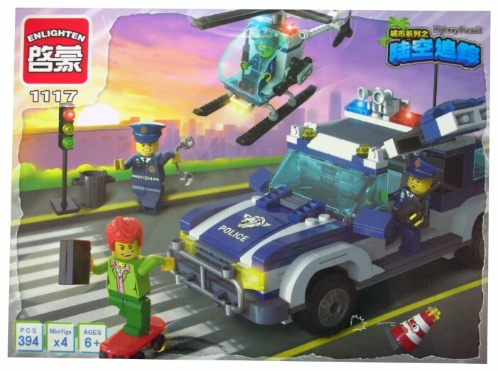 Конструктор полиция, 394 дет. 1117