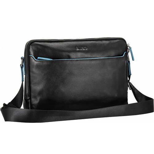 Сумка планшет Bristan Wero, фактура гладкая, черный