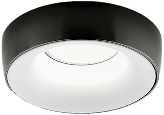 Металлический встраиваемый точечный светильник MR16 A890 BK/WH черный/белый GU5.3 D96*35