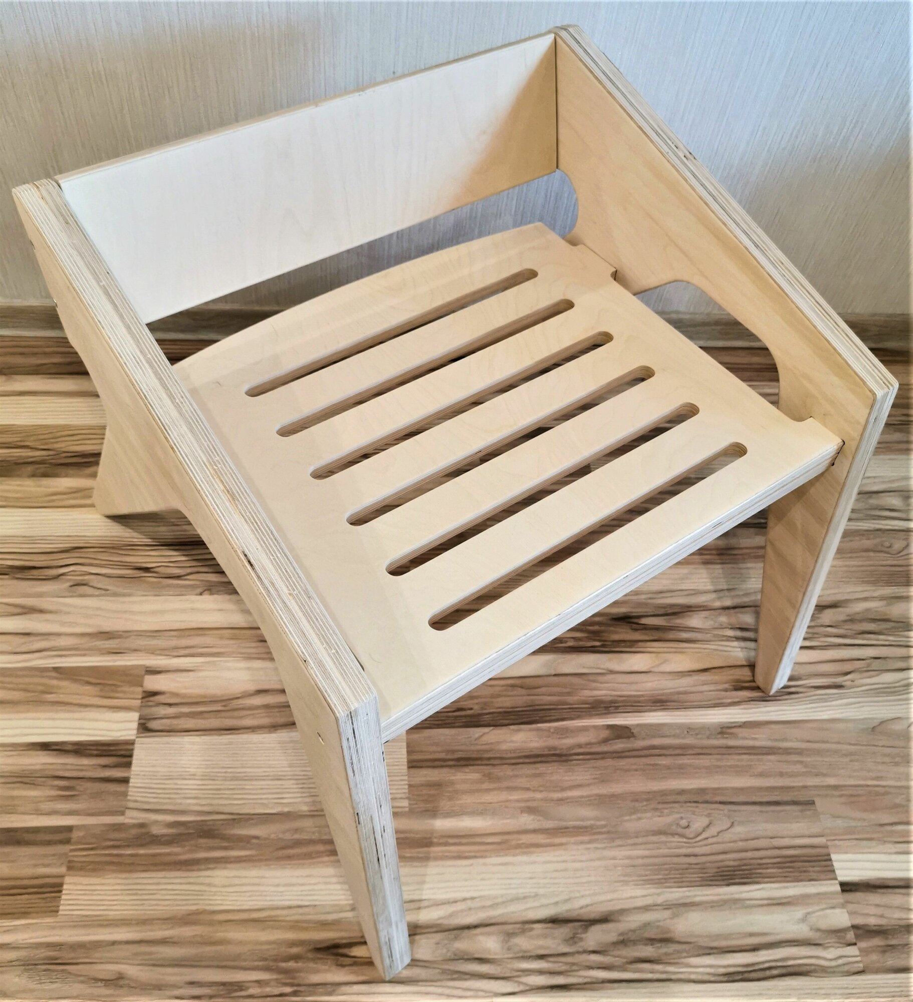 Кресло "Квадро" для дома и сада, без покрытия - фотография № 3